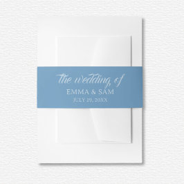 White Lotus Wedding Einladungsbanderole