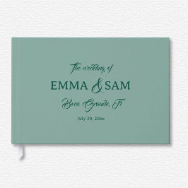 White Lotus Wedding Gästebuch