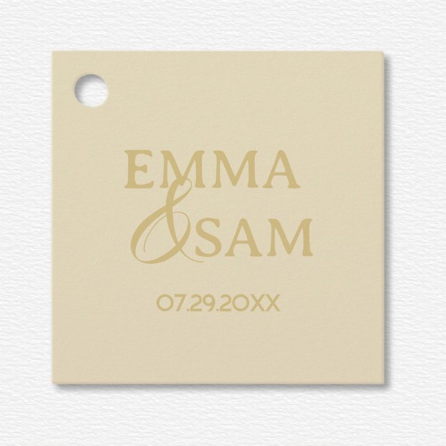 White Lotus Wedding Geschenkanhänger (Von Creator hochgeladen)