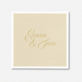 White Lotus Wedding Serviette