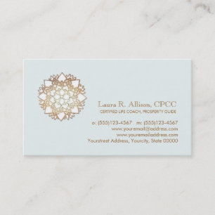 White Lotus Wellness Healing Arts Business Card Visitenkarte