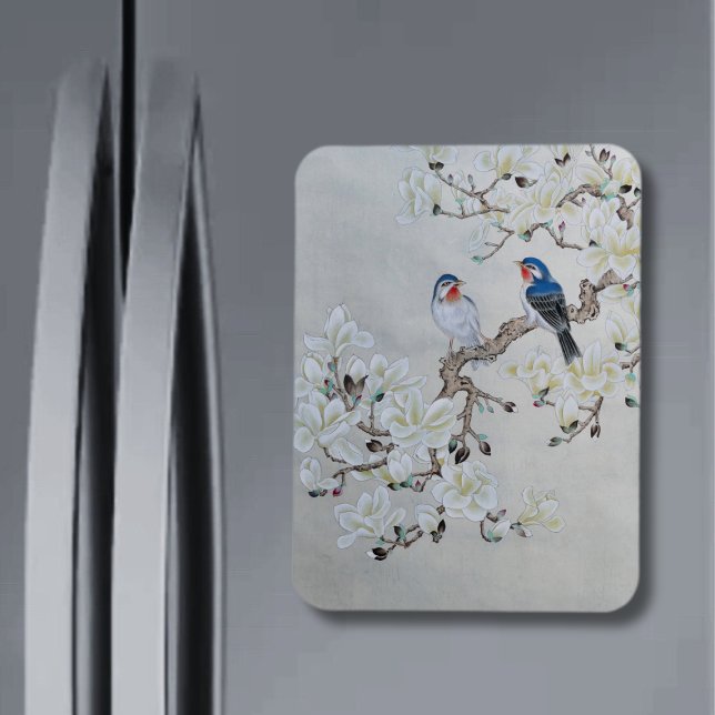 White Magnolia Magnet (Von Creator hochgeladen)