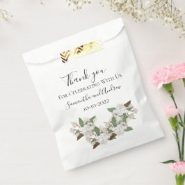 White Magnolias Klassische Hochzeit Geschenktütchen