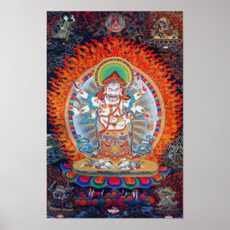 White Mahakala Poster