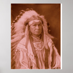 White Man fährt ihn - Crow Poster