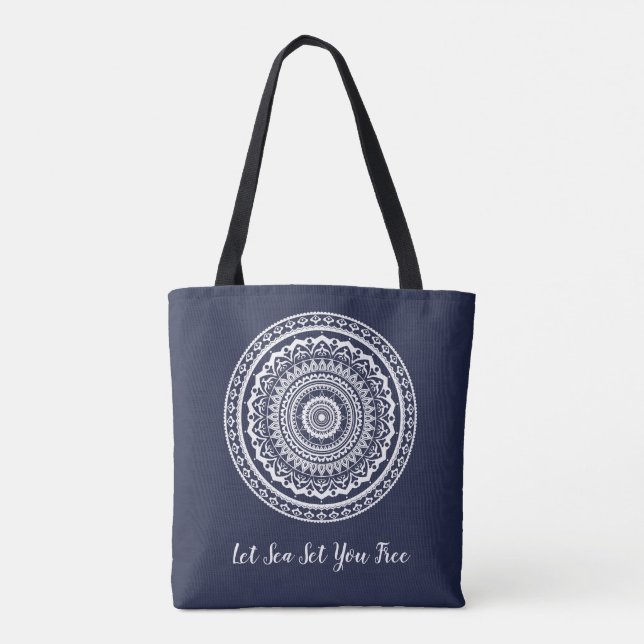 White Mandala Lasse das Set, das Sie kostenlos (Rückseite)