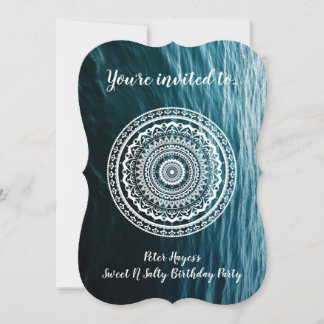 White Mandala Lasse das Set, das Sie kostenlos Einladung