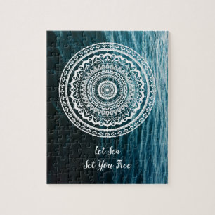 White Mandala Lasse das Set, das Sie kostenlos Puzzle