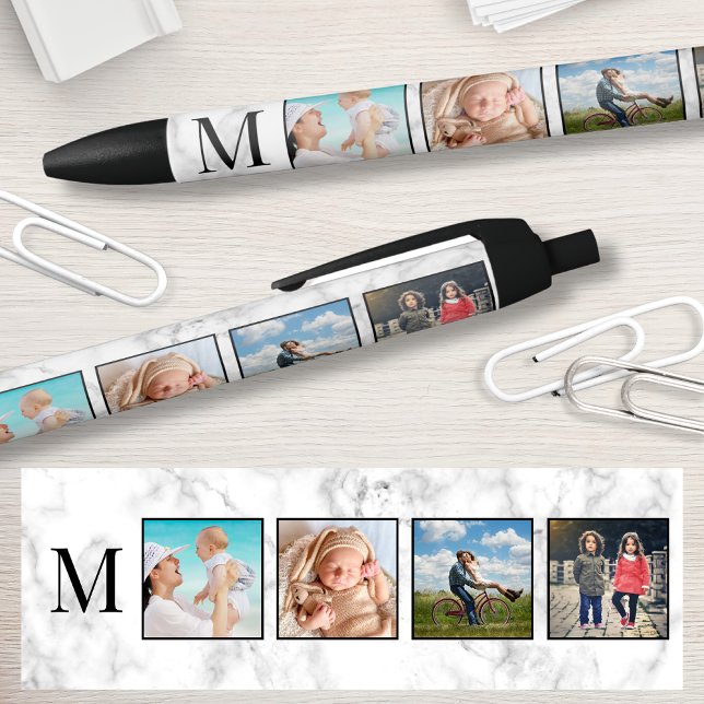 White Marble Stone Pattern Kugelschreiber (Von Creator hochgeladen)