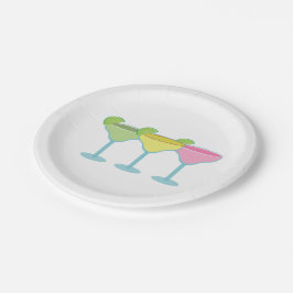 White Margarita Glasses Party Teller