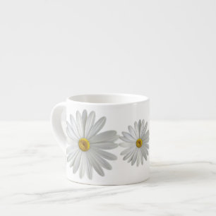 White Marguerite Daisy Blume Espressotasse