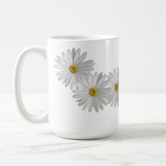 White Marguerite Daisy Blume Kaffeetasse