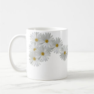 White Marguerite Daisy Blume Kaffeetasse