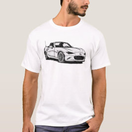 White Mazda Miata T-Shirt
