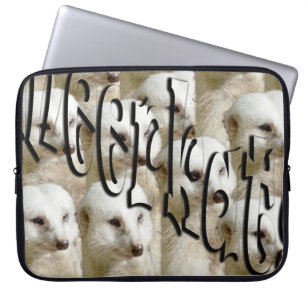 White Meerkat Army Logo, 15 Zoll Laptop-Sieb Laptopschutzhülle