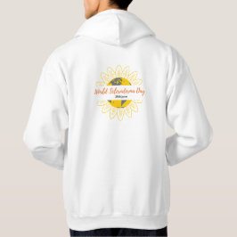White Men Hoodie - Welt-Skleroderma-Tag