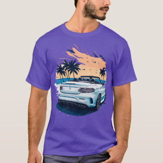 White Mercedes Benz C-Klasse T-Shirt