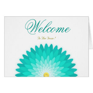 White Minimal Lotus Willkommenswünsche