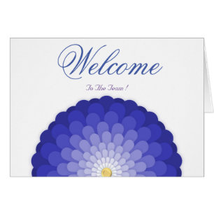 White Minimal Lotus Willkommenswünsche