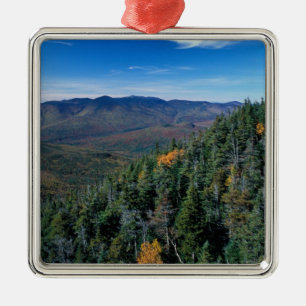 White Mountain N.F., NH. Die Aussicht von der Nähe Silbernes Ornament