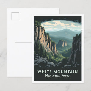 White Mountain National Forest New Hampshire USA Postkarte