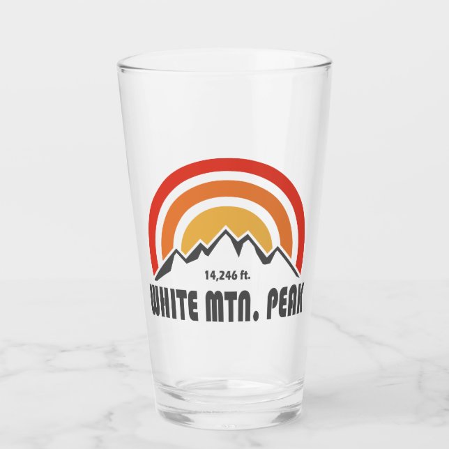 White Mountain Peak California Glas (Vorderseite)