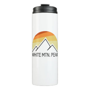 White Mountain Peak California Retro Thermosbecher