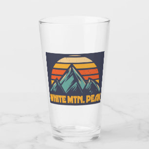 White Mountain Peak California Retro Türkis Glas