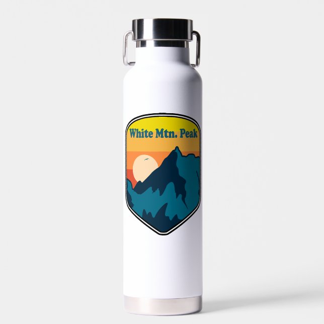 White Mountain Peak California Sunrise Trinkflasche (Vorne)