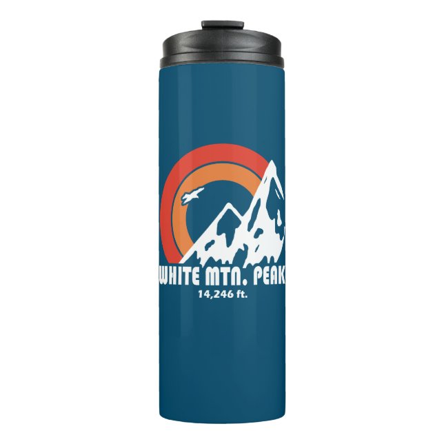 White Mountain Peak California Thermosbecher (Vorderseite)