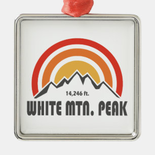 White Mountain Peak Kalifornien Ornament Aus Metall