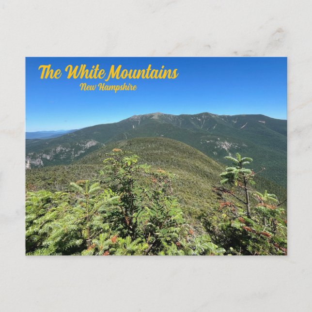 White Mountains New Hampshire Postcard Postkarte (Vorderseite)