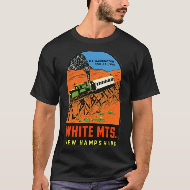 White Mountains New Hampshire  T-Shirt (Vorderseite)