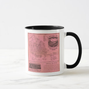 White Mountains Top-Karte Tasse