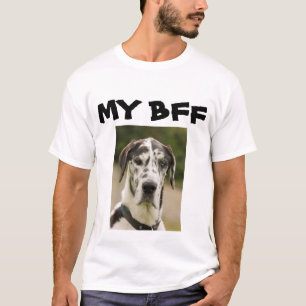 White My BESTE FREUNDIN Hund liebt Foto T-Shirt