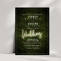 White Neon Sign Boxwood Wedding