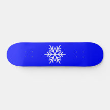 White Nordic Snowflake Royal Blue Hintergrund