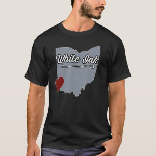 WHITE OAK Ohio OH City Staat USA Niedlich Souvenir T-Shirt