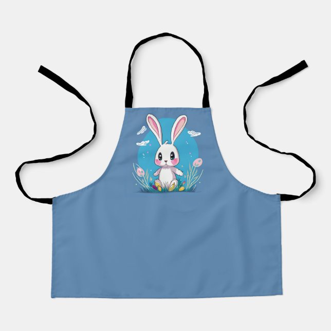 White Oaster Bunny Schürze (Vorderseite)