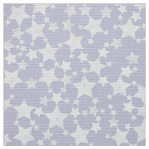 White on Dusty Lila   Muster für Linoldruckstars Stoff