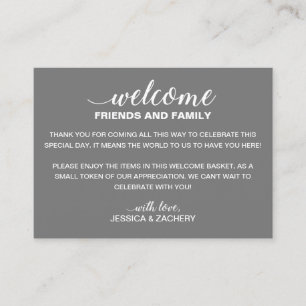 White on Grey Wedding Willkommensgeschenk Beutel K Platzkarte