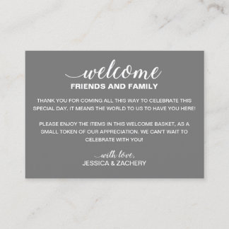 White on Grey Wedding Willkommensgeschenk Beutel K Platzkarte