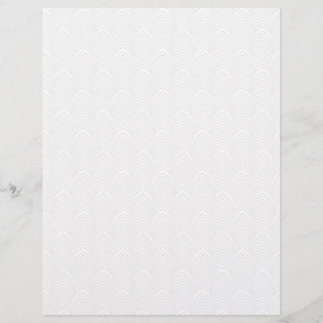 White on White Deko Arts & Craft Scrapbook Paper (Vorderseite)