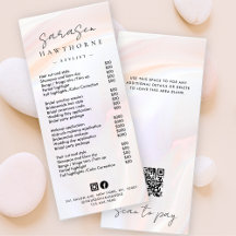 White Opal Preisliste Holografischer Scan zur Beza