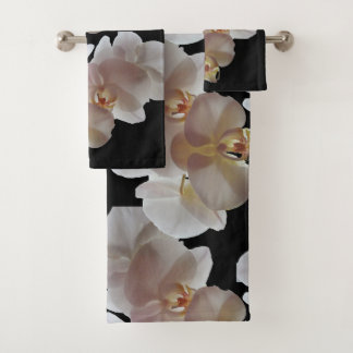 WHITE ORCHID BATH TOWEL SET