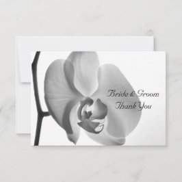 White Orchid Wedding Vielen Dank Anmerkungen - Fla Mitteilungskarte