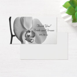 White Orchid Wedding Vielen Dank für Ihre Gefallen