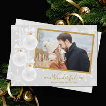 White Ornaments Weihnachts-Foto