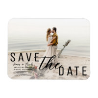 White Overlay Foto Save the Date Hochzeit