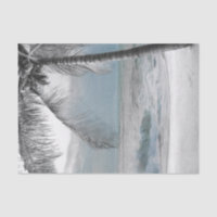 White Palm Coconut Tree Beach Elegante Hochzeit